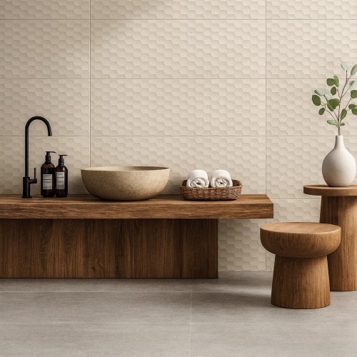 Granite Cream Eden Dec Matt 30x90cm (box of 4)