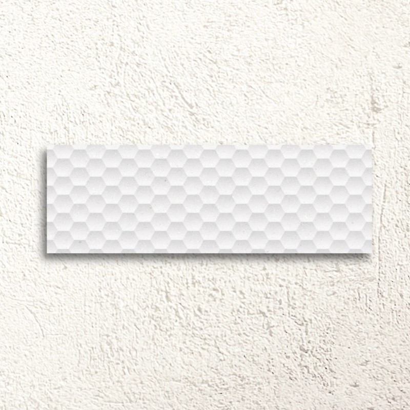 Granite White Eden Dec Matt 30x90cm (box of 4)