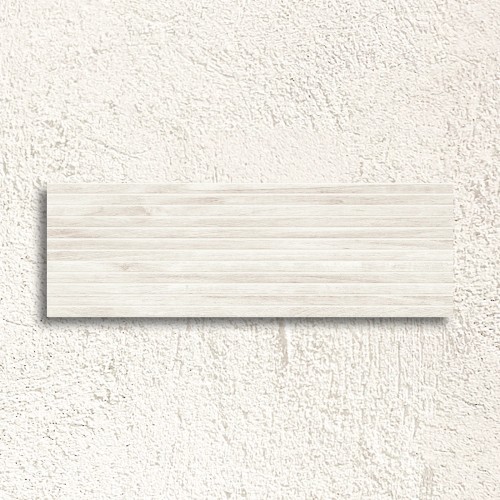 Hannover Dorian White Decor Matt 33x100cm (box of 4)