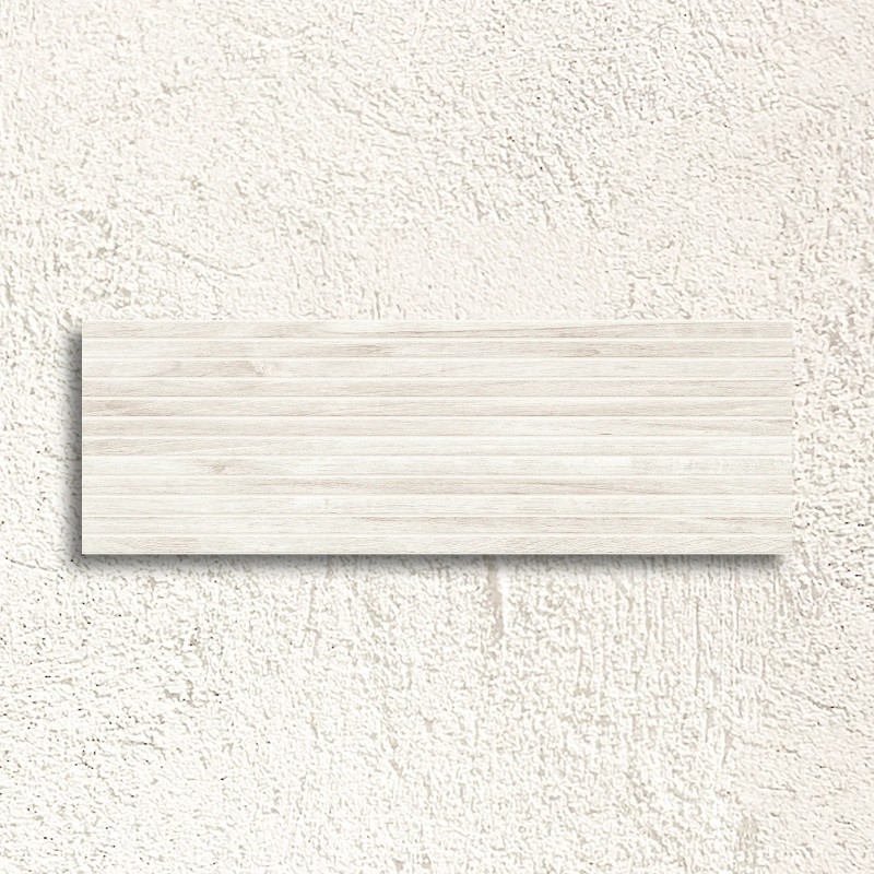 Hannover Dorian White Decor Matt 33x100cm (box of 4)