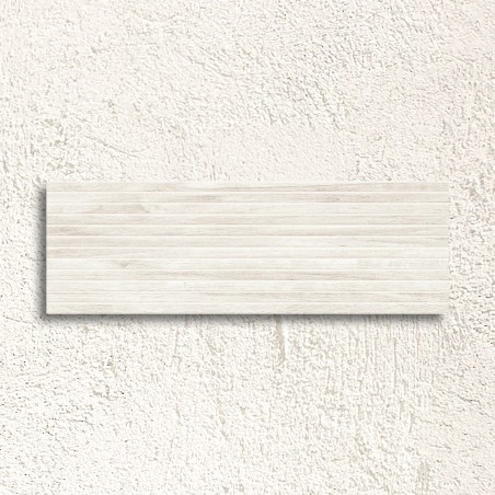 Hannover Dorian White Decor Matt 33x100cm (box of 4)