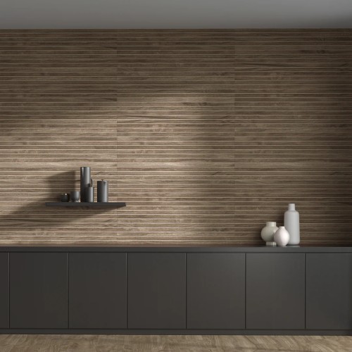 Hannover Dorian Walnut Decor Matt 33x100cm (box of 4)