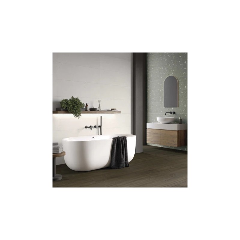 Happy White Matt 33x100cm (box of 4)