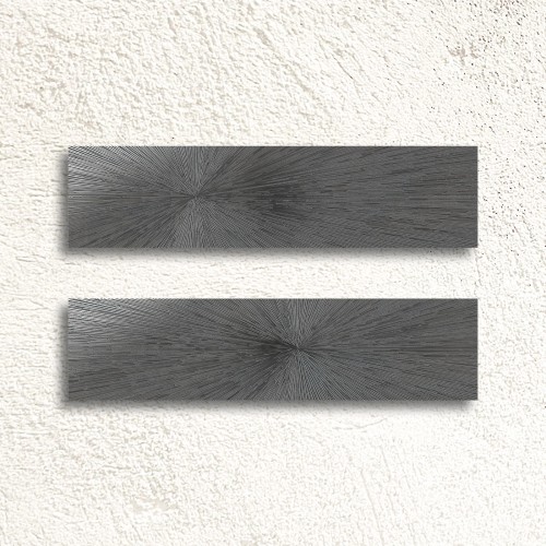 Ionic Steel Impact Decor Lustre 30x120cm (set of 2)