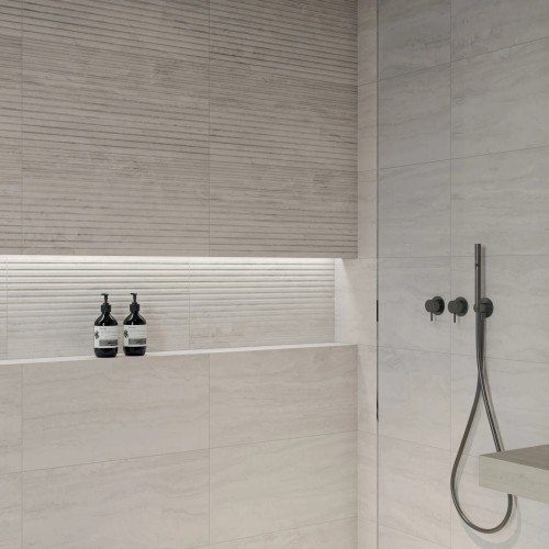 Lapis Light Grey Struktura Decor Matt 29.8x59.8cm (box of 9)