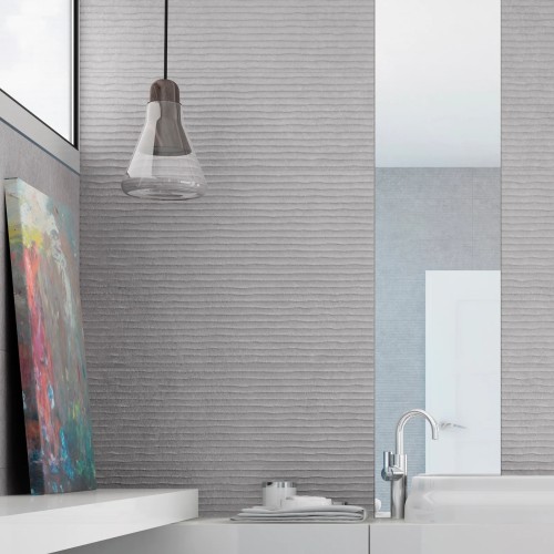 Light Stone Score Grey Matt 30x90cm (box of 4)