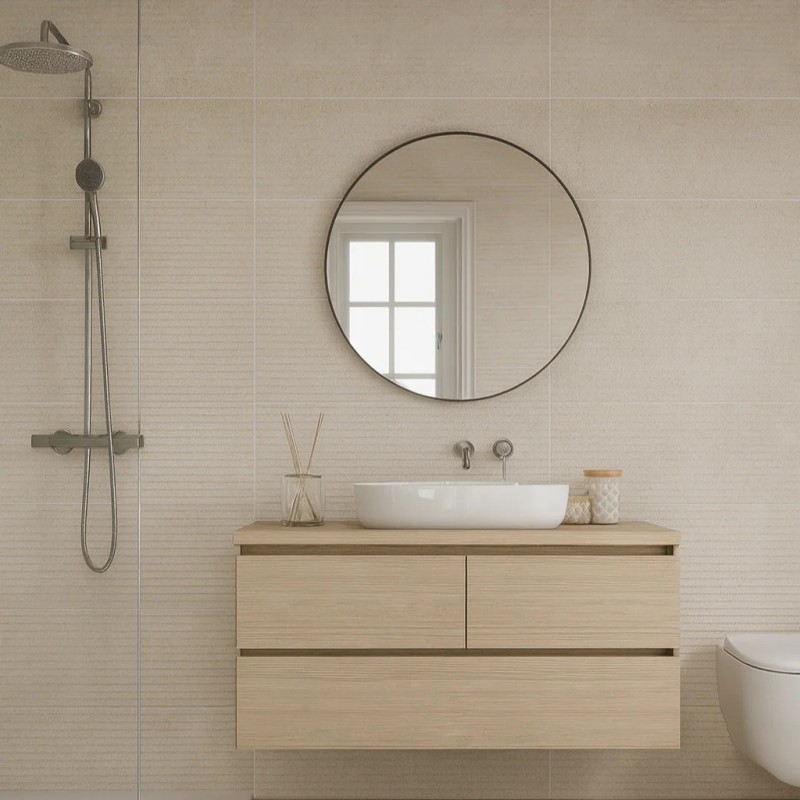 Light Stone Score Beige Matt 30x90cm (box of 4)