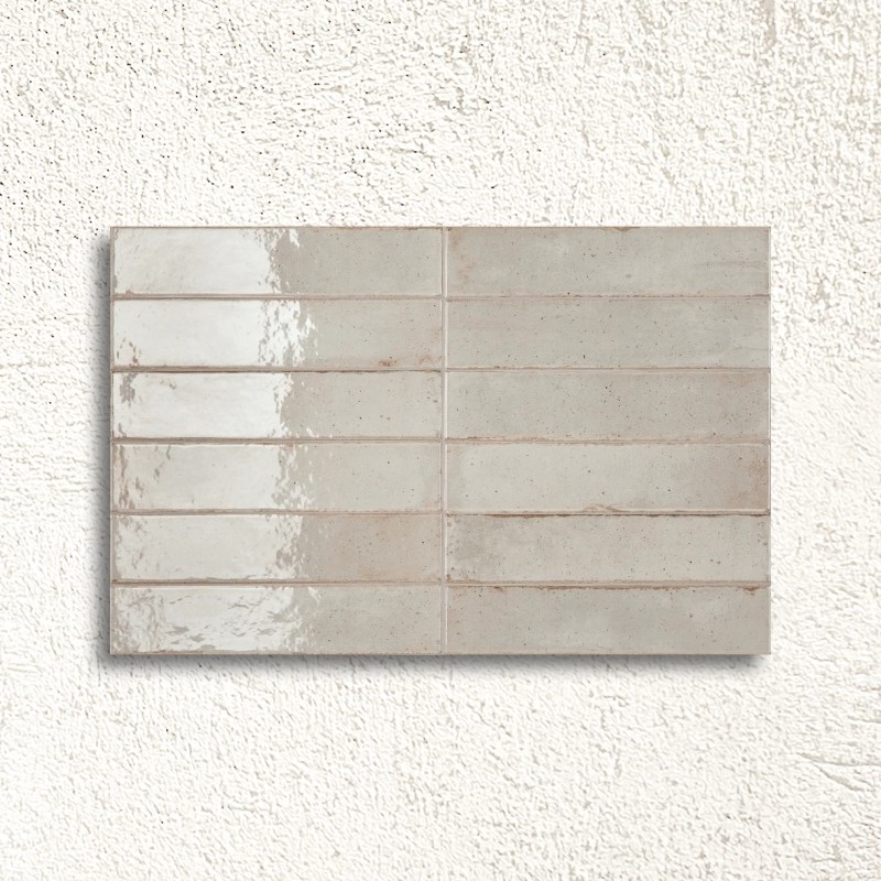 Lisbon Raku Oyster Shine Gloss 5.6x26.7cm (box of 48)