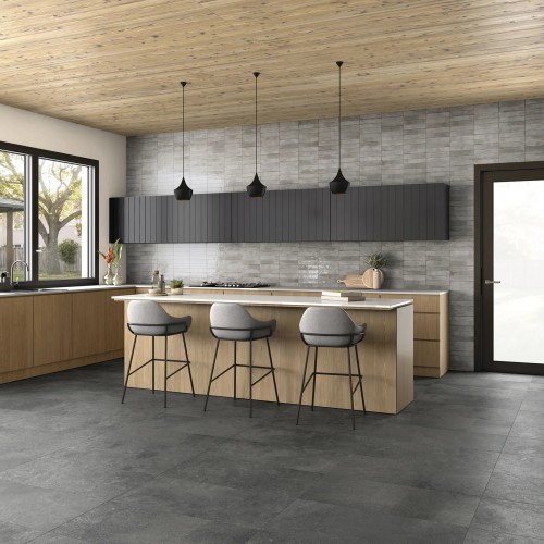 Lisbon Raku Grey Shine Gloss 5.6x26.7cm (box of 48)