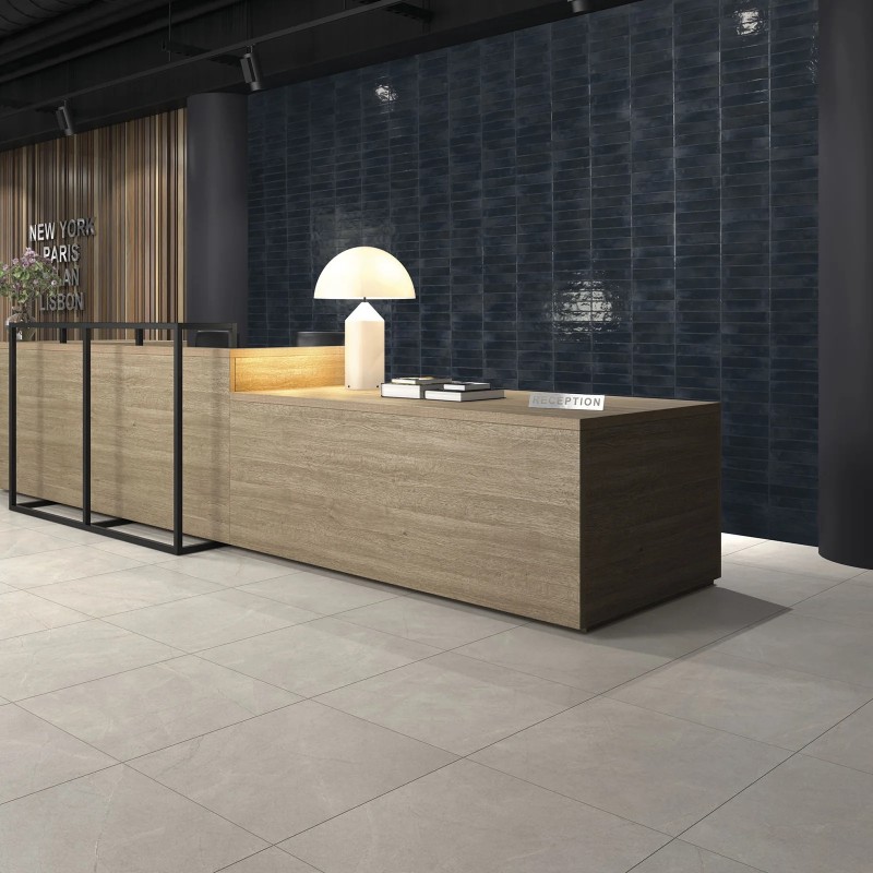 Lisbon Raku Blue Cobalt Shine Gloss 5.6x26.7cm (box of 48)