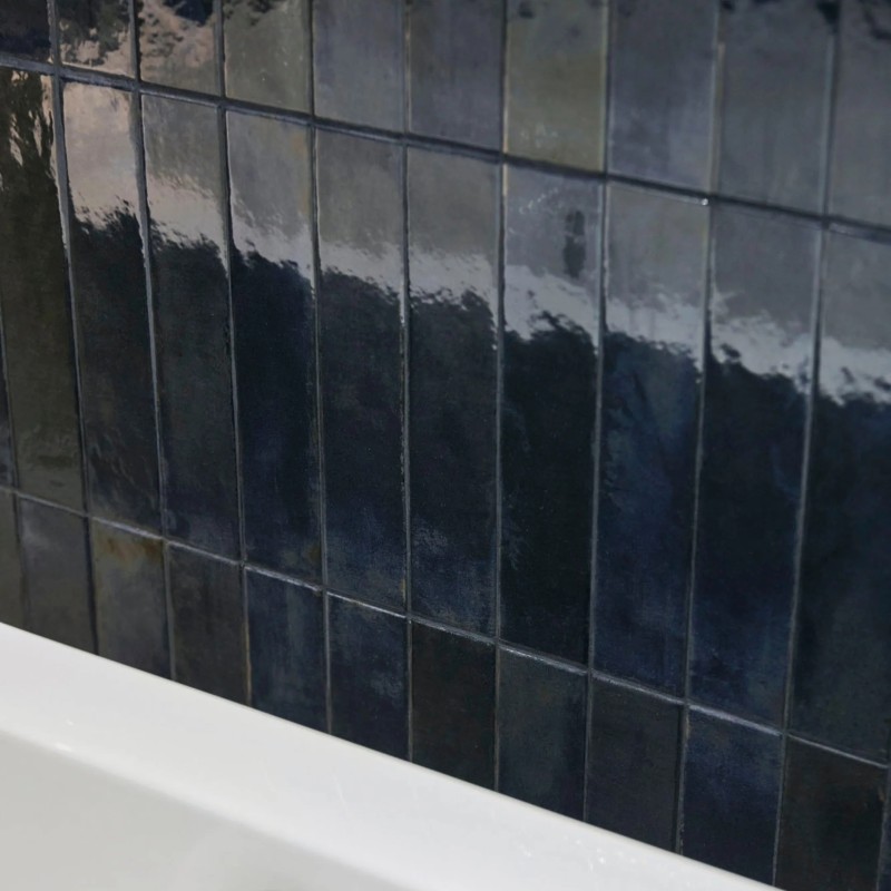 Lisbon Raku Blue Cobalt Shine Gloss 5.6x26.7cm (box of 48)