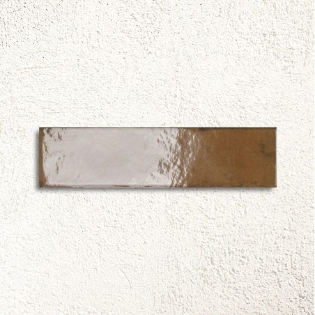 Lisbon Raku Terracotta Shine Gloss 5.6x26.7cm (box of 48)