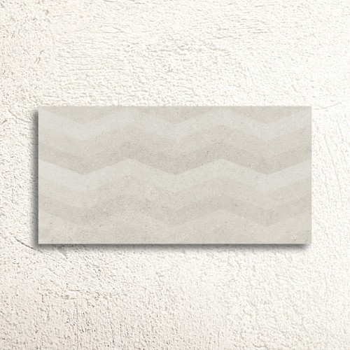Moonstone White Struktura ZigZag Decor 29.8x59.8cm (box of 9)