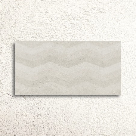 Moonstone White Struktura ZigZag Decor 29.8x59.8cm (box of 9)