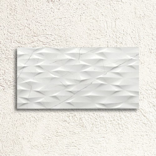 Muse White Prisma Dec Matt 30x60cm (box of 8)