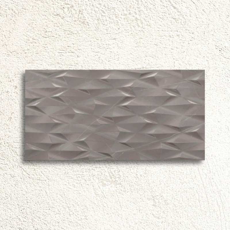 Muse Grey Prisma Dec Matt 30x60cm (box of 8)