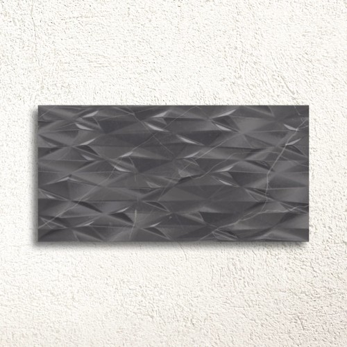 Muse Coal Prisma Dec Matt 30x60cm (box of 8)