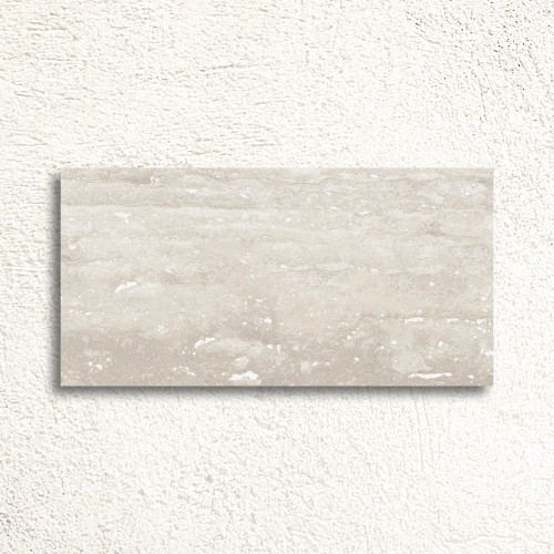 Pure Travertine Grey Gloss Wall Tile 30x60cm (box of 8)