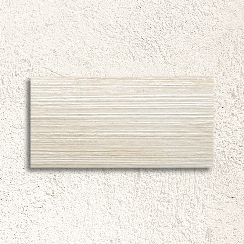 Pure Travertine Groove Ivory Matt Wall Tile 30x60cm (box of 8)