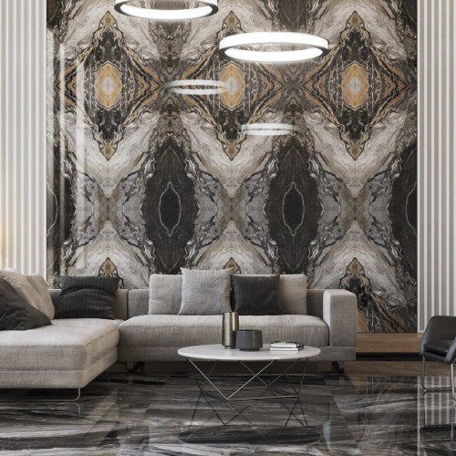 Reflect Oriboco Black Decor A Bookmatch Polished 60x120cm (box of 2)