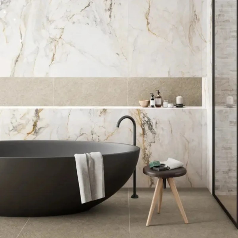 Pisa Gold Gloss (LeviGlass) 90x90cm (box of 2)