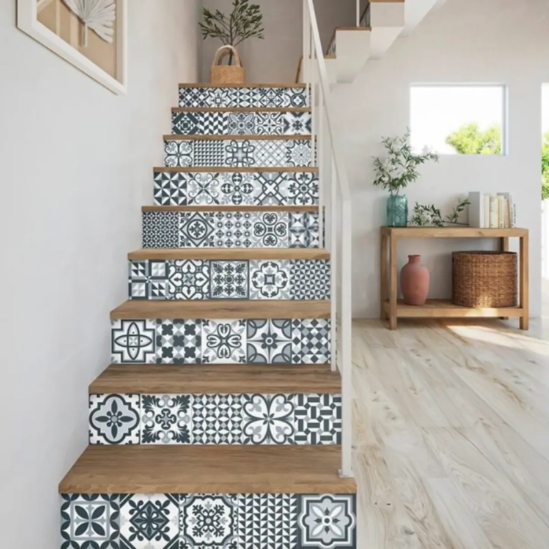 Rustic Taco Heritage Black Matt 16.5x16.5cm (box of 20)