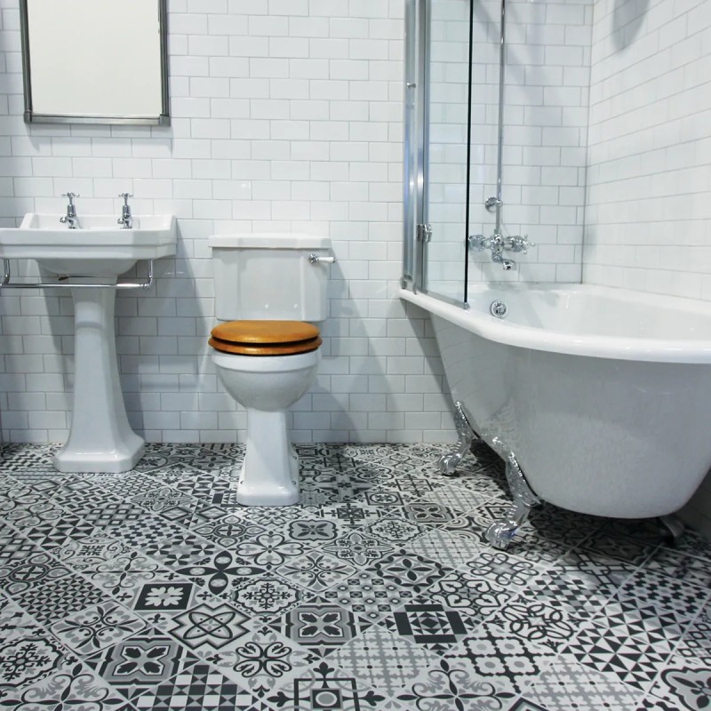 Rustic Taco Heritage Black Matt 16.5x16.5cm (box of 20)