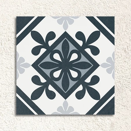 Rustic Taco Heritage Black Matt 16.5x16.5cm (box of 20)