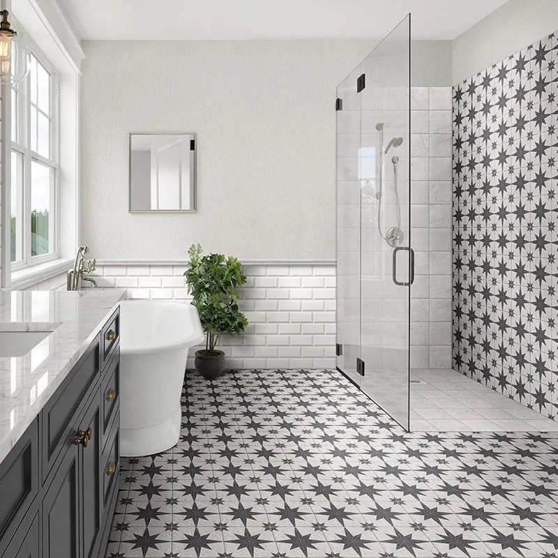 Star White Matt 20x20cm (box of 25)