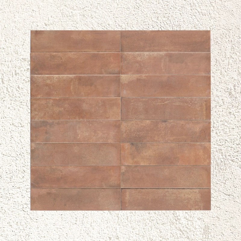 Teguise Terracotta Cotto Matt 7.5x30cm (box of 22)