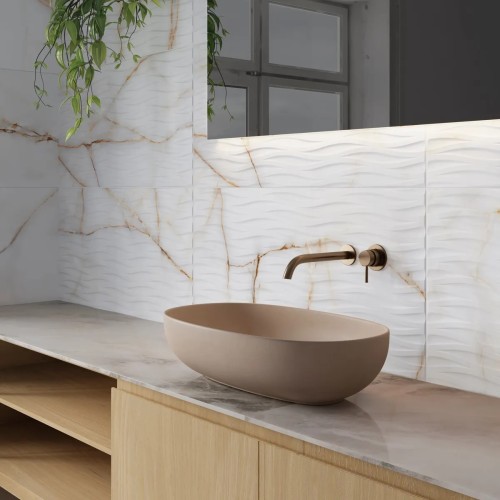 Topaz Gold Deco Matt 45x90cm (box of 3)