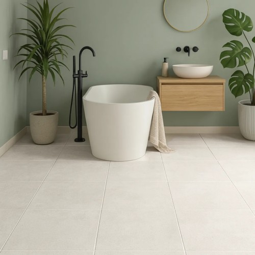 Wave Snow Matt 60x60cm (box of 4)