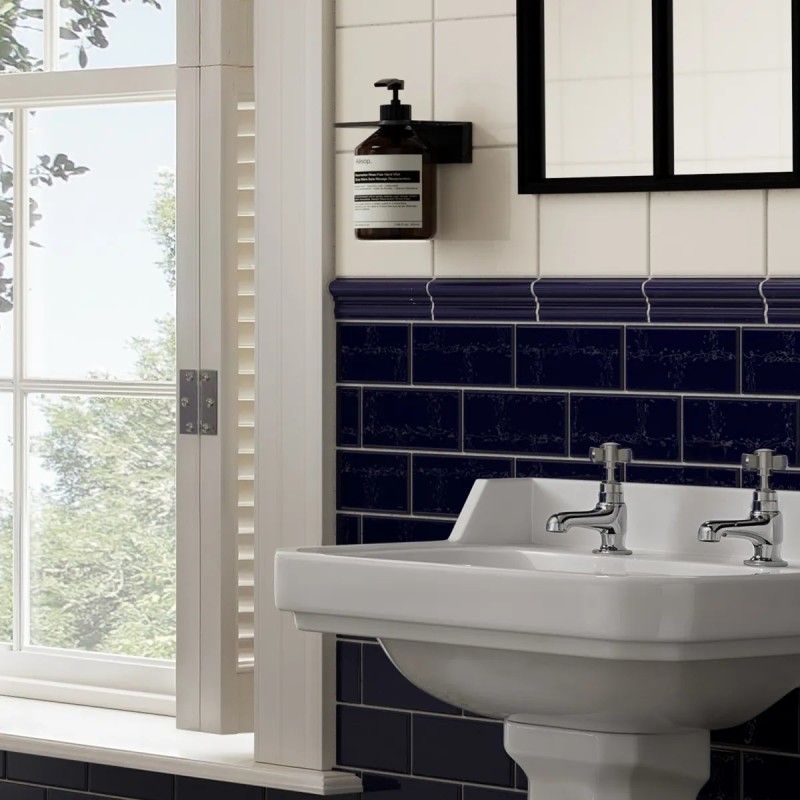 Windsor Kensington Blue Moldura Italiana Gloss 5x15cm