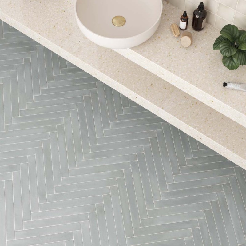 Corsica Blue Earth Matt 5x40cm (box of 50)