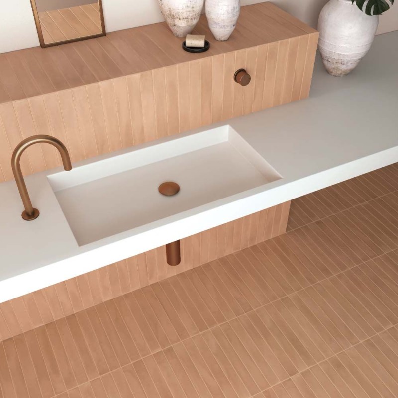 Corsica Sundown Clay Matt 5x40cm (box of 50)