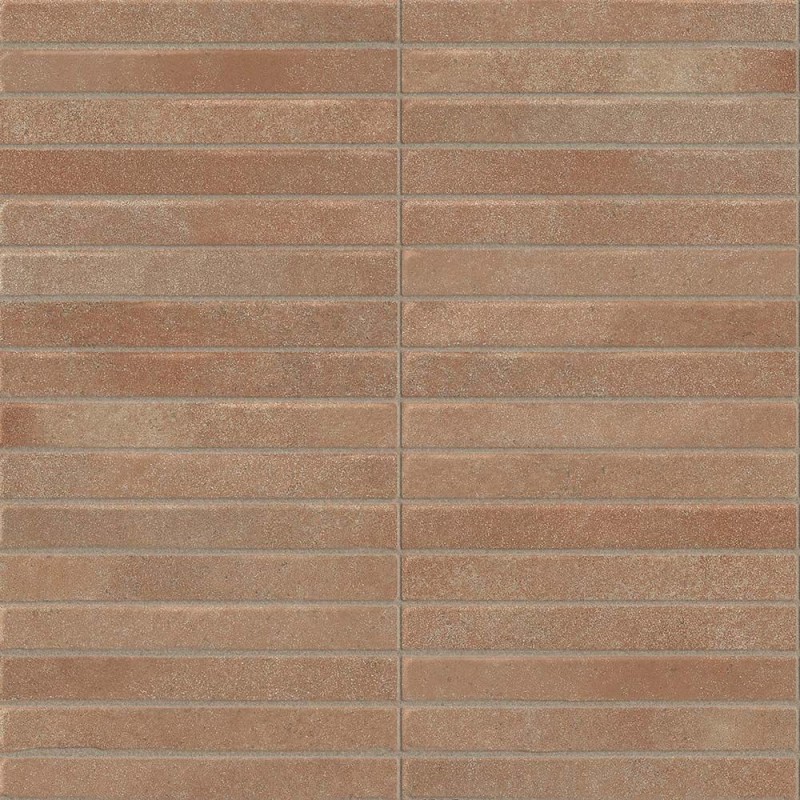 Maya Linear Terracotta Matt 35x35cm (box of 12)