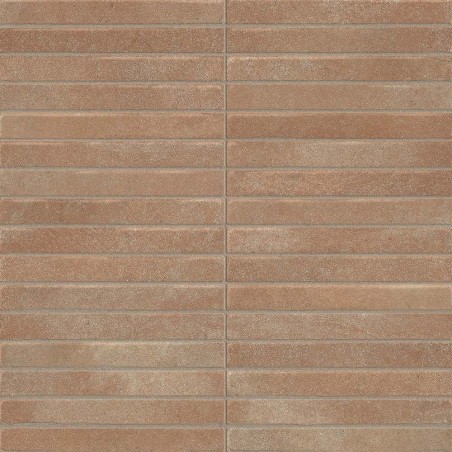 Maya Linear Terracotta Matt 35x35cm (box of 12)