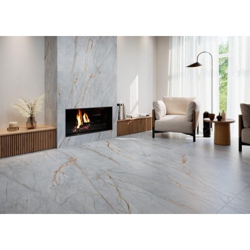 Blue Roma Cielo Satin 60x120cm (box of 2)