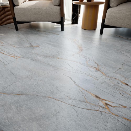 Blue Roma Cielo Satin 60x60cm (box of 4)