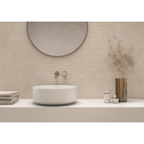 Artan Cream Decor Matt 33x55cm (box of 10)