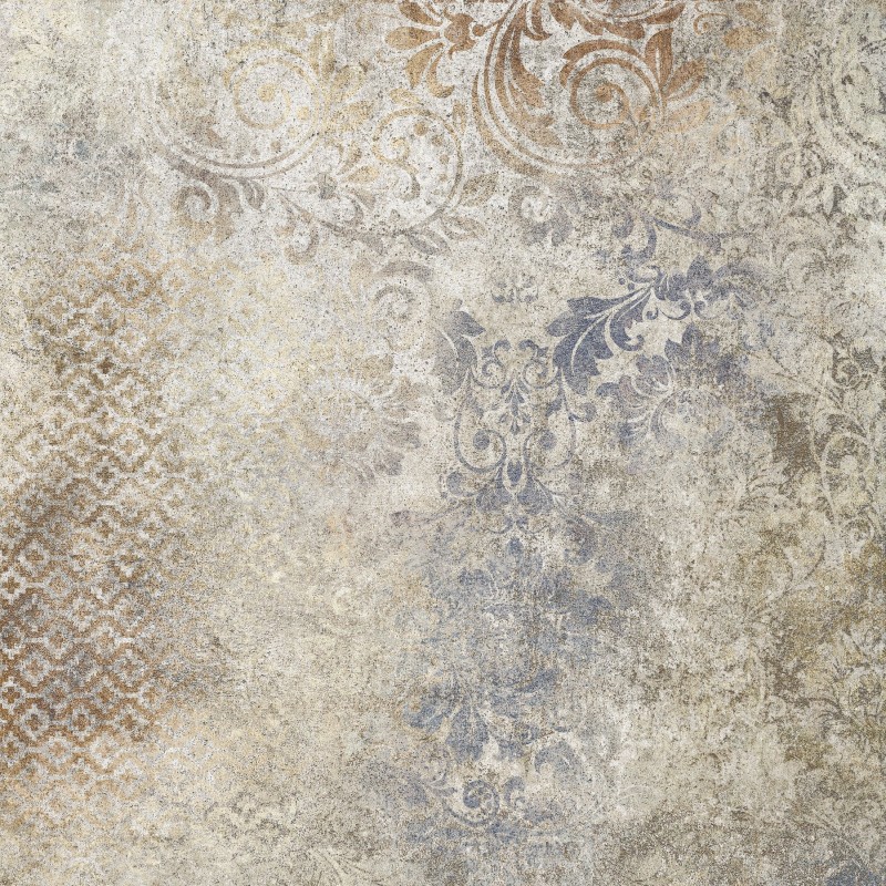 Bohemy Blue Patterned Matt 60x60cm (box of 5)