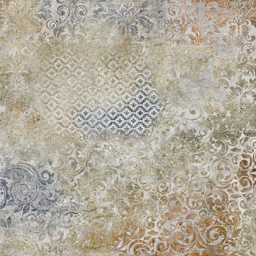 Bohemy Blue Patterned Matt 60x60cm (box of 5)