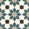 Bouquet Blue Patterned Matt 45x45cm (box of 6)