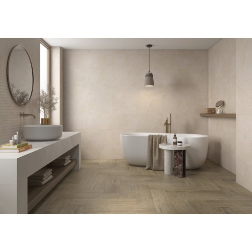 Forest Dark Beige Matt 20x75cm (box of 7)