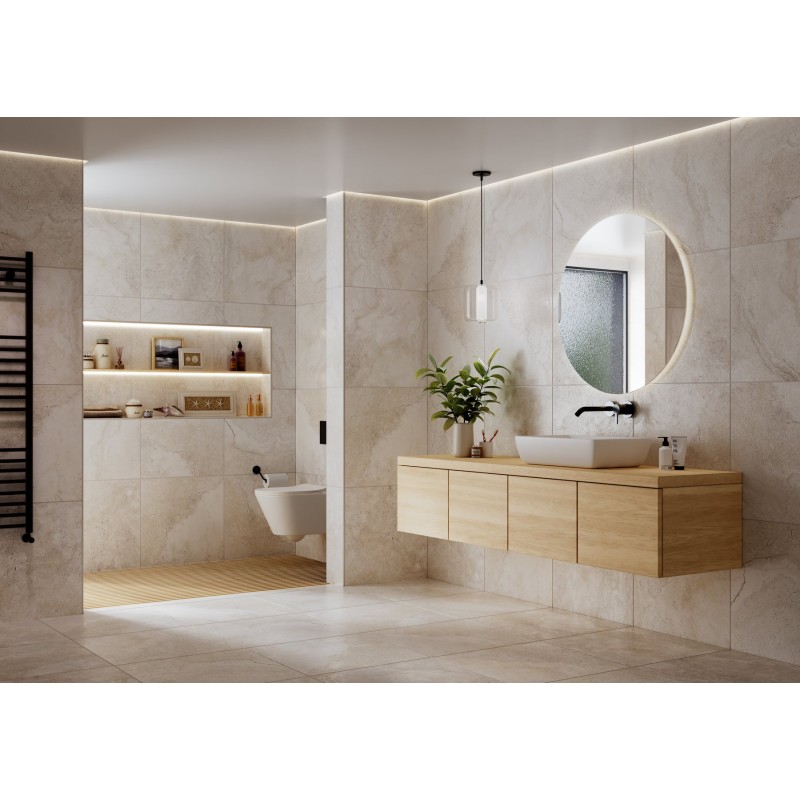 Sahara Beige Satin 60x60cm (box of 4)
