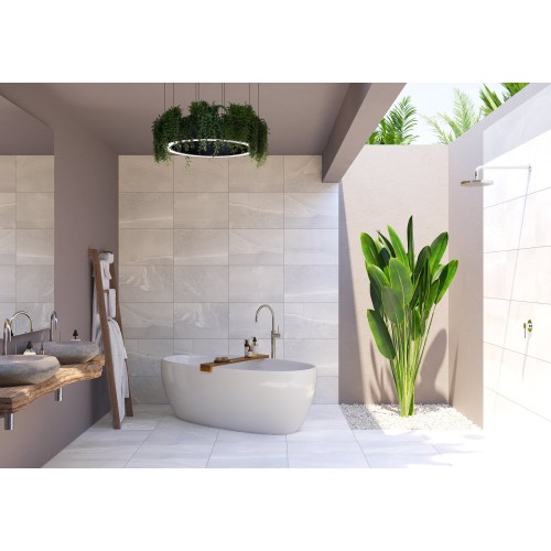 Stoneline White Matt 40x60cm (box of 6)