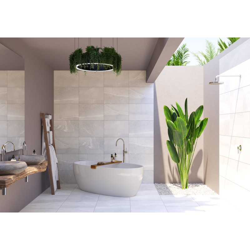 Stoneline White Matt 40x60cm (box of 6)