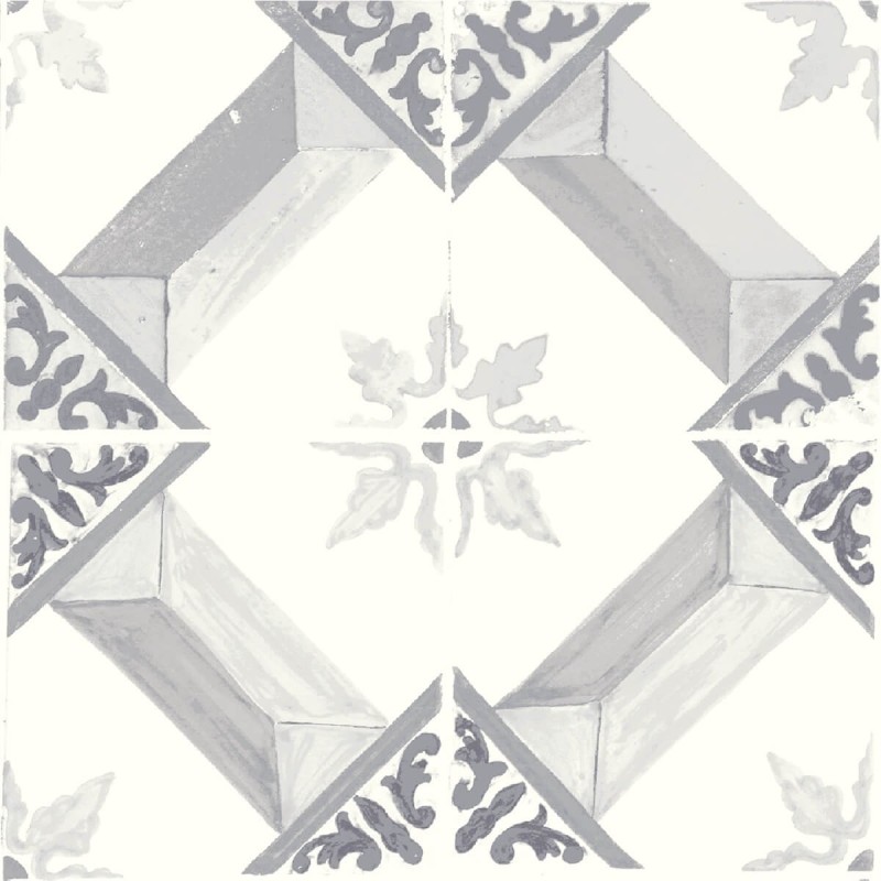 Nikea Grey Patterned Matt 20x20cm (box of 25)