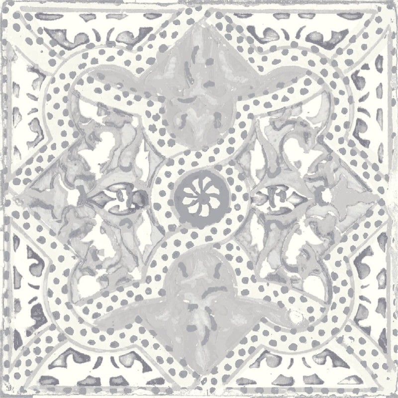 Nikea Grey Patterned Matt 20x20cm (box of 25)