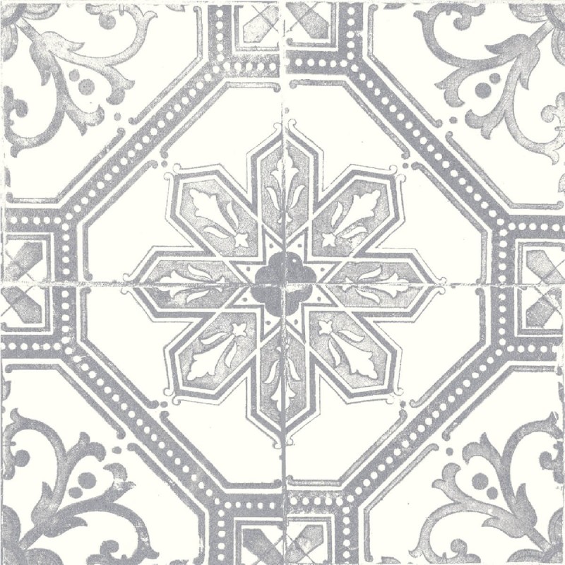 Nikea Grey Patterned Matt 20x20cm (box of 25)